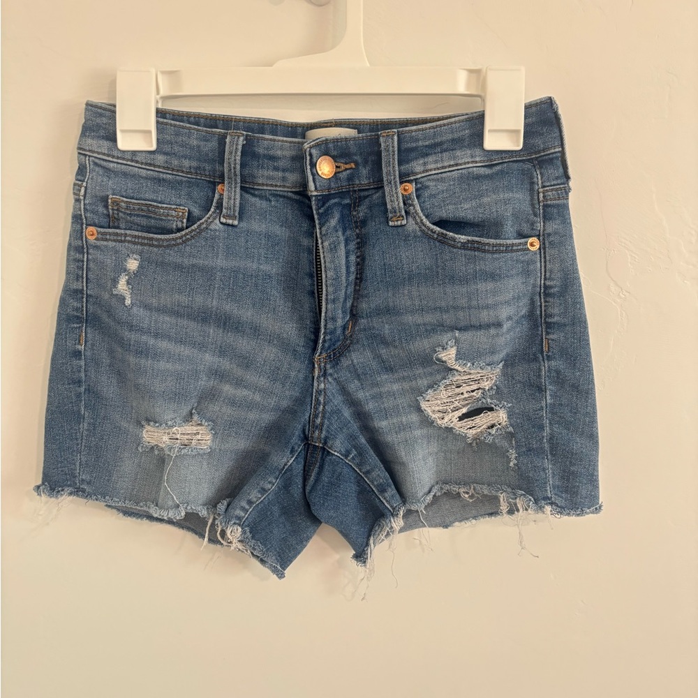 Universal Thread Blue Distressed Jean Shorts